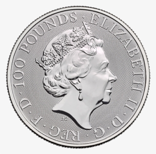 Red Dragon Of Wales Platinum Back - The Queen's Beasts #5944315