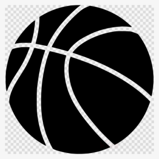 Basketball Ball Black Png Clipart Nba Basketball - Circle With ...