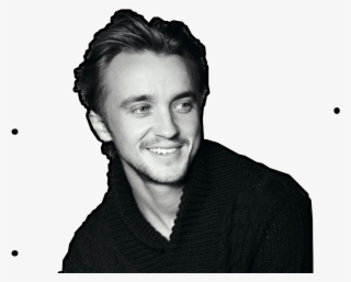 Tom Felton In Black And White #5944864