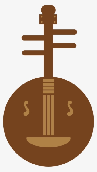 Clip Transparent Yueqin Musical Instrument Silhouette - Musical Instrument #5945762