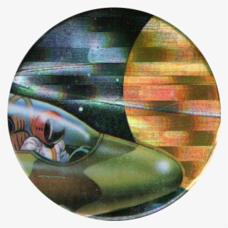 Laser Caps > Space Astronaut In Spacecraft Near Ringed - Spacecraft #5946099