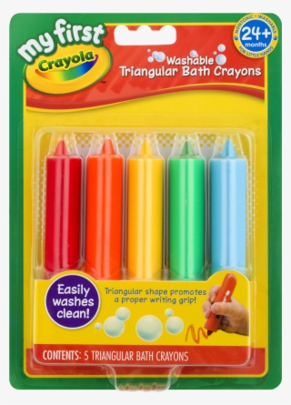 My First Crayola Washable Triangular Bath Crayons 5 #5949092