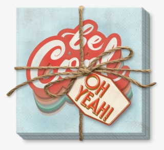 Be Cool Beverage Napkins - Greeting Card #5949343