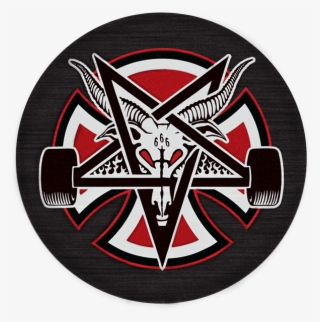 Inde Pentagram Cross Adhesive Back Patch - Independent Trucks X Thrasher #5949860