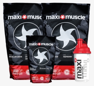 Maximuscle Gain Muscle Bundle - Maxi Nutrition Shaker Cup With Screw Top 700ml | Westminsterhealthstore.com #5950066
