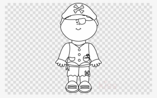 Black And White Pirate For Kids Clipart Pirate Clip - Moomin Svg #5950767