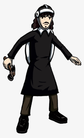 Smbpowerups Descartes Hammer Suit - Rene Descartes Cartoon Png #5952152