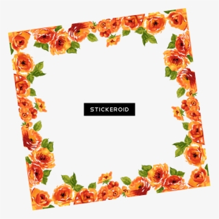 Wedding Flowers - Flower Border Design Png #5953297