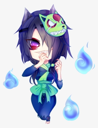 My Friend Shir Drew Chibi Cursed Mask Yumiko - Brawlhalla #5954354