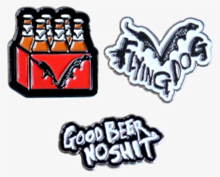 Flying Dog Enamel Pins #5954571