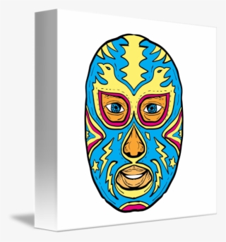 Luchador Drawing Png Library Download - Luchador Mask #5955188