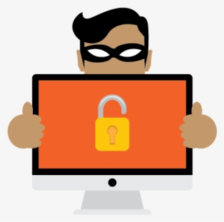 Websites Are Not Secure Enough - Website Security Clipart #5955288