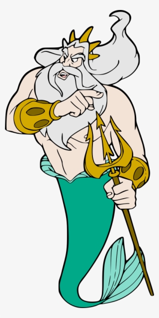 Download Stern Triton - Disney Clipart King Triton - Free ...