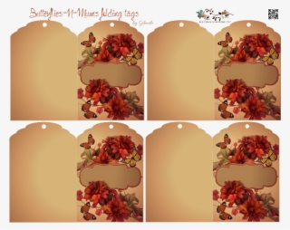 Free Pretty Fall Tags - Place Card #5956553