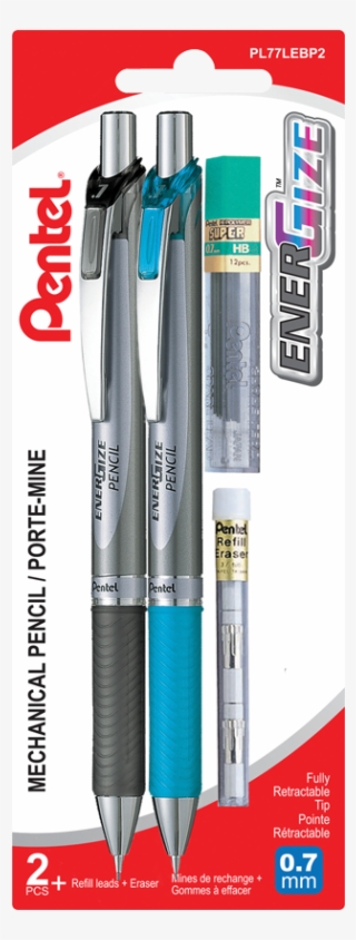 Pentel Energize Mechanical Pencils With Lead And Eraser - Energel Deluxe Pen & Pencil Gift Sets #5957052
