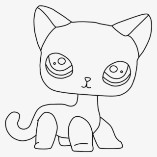 Lps Shorthair Cat Outline #5957386