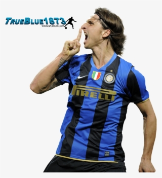 Zlatan Ibrahimovic Inter Milan - Football Photo - Zlatan Ibrahimovic Of Inter Celebrates #5958588