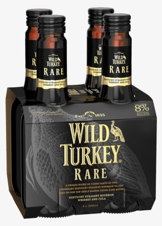 Wild Turkey Rare Bourbon & Cola Bottle - Wild Turkey Rare Breed Stubbies #5959678