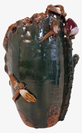 Lotus Leaf Dragon Fly Sculptured Vase #5961133 Lotus Leaf Dragon Fly Sculptured Vase #5961133