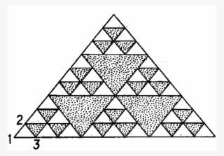 3 Successive Levels Of Farctalisation For A Triangular - Triangle #5962002