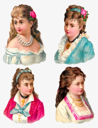 Victorian Women Clipart Collage Sheet Download - Miss Universe 1952 #5964041