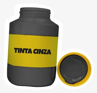 Um Pote De Tinca Cor Cinza #5964097