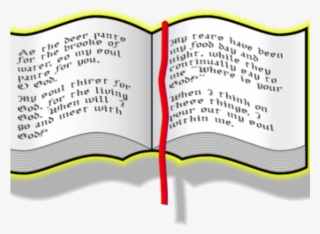 Original - Clipart Bible Open #5964860