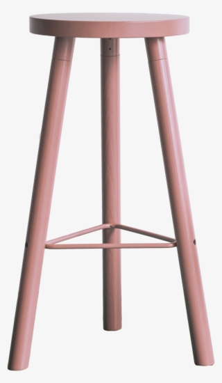 Dusty Pink Partridge Colour Block Bar Stool - Bar Stool #5965403