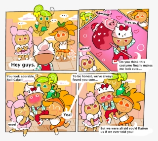 Cookie Run Roll Cake Cookie Orange Cookie Cherry Blossom #5965535