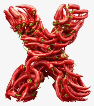 Red Hot Chili Pepper Font - Bird's Eye Chili #5966467