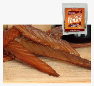 6 Oz Teriyaki Salmon Jerky - Beef Jerky #5967020