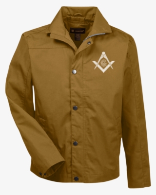 Square & Compass Jacket - Canvas Golf Jacket #5967157