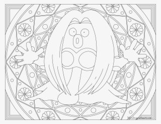 Jynx - Mewtwo Secreto Para Colorir #5967683