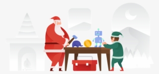 Premium Santa Claus With Gifts Illustration Download - Dribbble #5968427