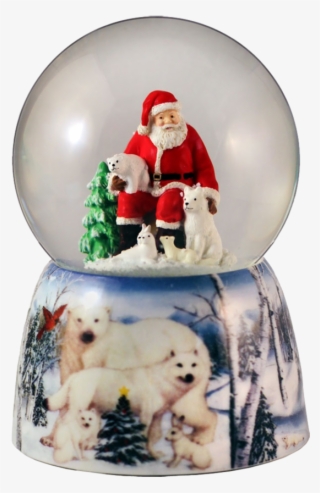 Santa W/polar Bears 80mm Wg #5968875