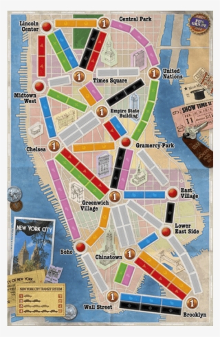 Ticket To Ride New York Board #5970007
