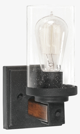 Barrington 1 Light Wall Sconce Distressed Black #5971786