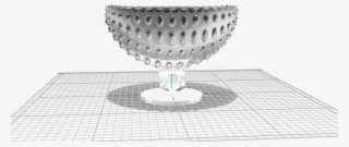 Glass Bowl Designed Using Vectary - Champagne Stemware #5972622