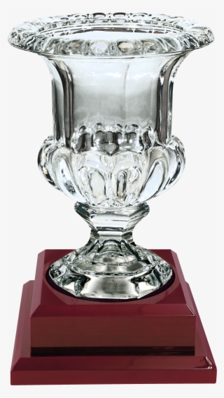 13″ Royal Glass Bowl With Rosewood Finish Base #5973041