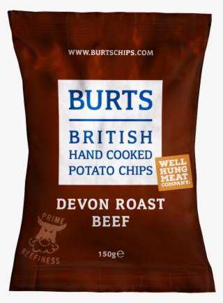 Burts British Hand Cooked Potato Chips Sea Salt 40g #5973586