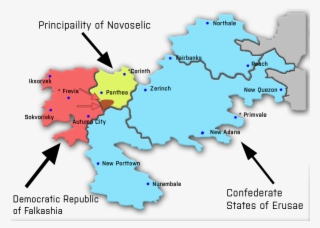 Current Situation In The Western Parts Of The Verusean - Map #5973696