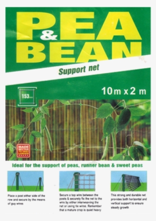 Pea & Bean Plant Support Net 10 - Apollo Pea And Bean Net With 153mm Mesh #5975208
