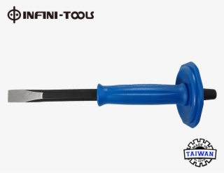 Flat Cold Chisel 19mm Hex Shank With Hand Grip - Rubber With Aluminium #5976845