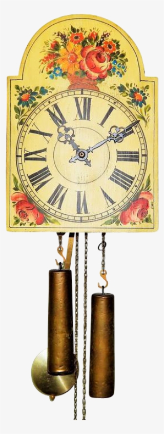 Gorgeous Antique German Made Regula Hanging 2 Weight #5978900