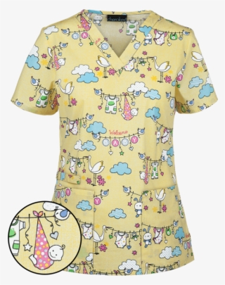 Cherokee Genuine Prints Bundle Of Love Scrub Top Pediatric - Multi-scale Camouflage #5980993 Cherokee Genuine Prints Bundle Of Love Scrub Top Pediatric - Multi-scale Camouflage #5980993