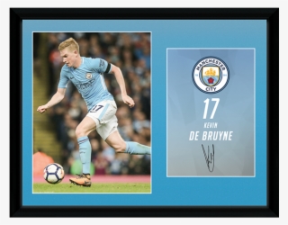 Manchester City Kevin De Bruyne Framed Poster 17/18 - Gb Eye Manchester City De Bruyne 17/18 Collector Print #5981161