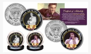 Elvis Presley First Concert & Last Concert Colorized #5982178