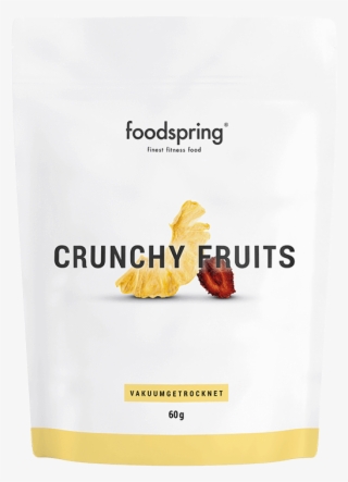 Crunchy Fruits Tüte - Foodspring Crunchy Fruits - Free Transparent PNG ...