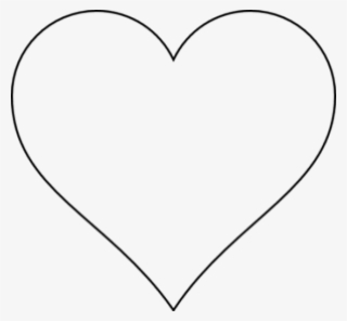 Heart Line Art Png - Heart Outline #5983023