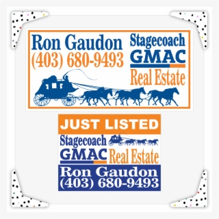 Stagecoach Gmac Realtor Signage & Car Magnets - Ally Financial Inc. #5983322